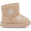imageBMCiTYBM Baby Snow Boots Infant Boy Girl Winter Boots Nonslip Lightweight Outdoor Warm Shoes for Cold Weather 6 9 12 18 24 MonthsInfantToddlerC1beige
