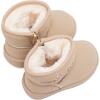 imageBMCiTYBM Baby Snow Boots Infant Boy Girl Winter Boots Nonslip Lightweight Outdoor Warm Shoes for Cold Weather 6 9 12 18 24 MonthsInfantToddlerC2beige