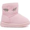 imageBMCiTYBM Baby Snow Boots Infant Boy Girl Winter Boots Nonslip Lightweight Outdoor Warm Shoes for Cold Weather 6 9 12 18 24 MonthsInfantToddlerC2pink