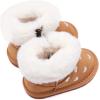 imageBMCiTYBM Baby Snow Boots Infant Boy Girl Winter Boots Nonslip Lightweight Outdoor Warm Shoes for Cold Weather 6 9 12 18 24 MonthsInfantToddlerD1camel