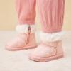 imageBMCiTYBM Baby Snow Boots Infant Boy Girl Winter Boots Nonslip Lightweight Outdoor Warm Shoes for Cold Weather 6 9 12 18 24 MonthsInfantToddlerD1pink