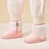 imageBMCiTYBM Baby Snow Boots Infant Boy Girl Winter Boots Nonslip Lightweight Outdoor Warm Shoes for Cold Weather 6 9 12 18 24 MonthsInfantToddlerDpink