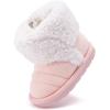 imageBMCiTYBM Baby Snow Boots Infant Boy Girl Winter Boots Nonslip Lightweight Outdoor Warm Shoes for Cold Weather 6 9 12 18 24 MonthsInfantToddlerDpink