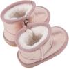 imageBMCiTYBM Baby Snow Boots Infant Boy Girl Winter Boots Nonslip Lightweight Outdoor Warm Shoes for Cold Weather 6 9 12 18 24 MonthsInfantToddlerEgittler Rose