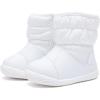 imageBMCiTYBM Baby Boy Girl Snow Boots Waterproof Winter Warm Booties Nonslip Lightweight Outdoor Shoes for First Walkers 6 9 12 18 24 MonthsInfantToddlerA1white