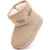 imageBMCiTYBM Baby Snow Boots Infant Boy Girl Winter Boots Nonslip Lightweight Outdoor Warm Shoes for Cold Weather 6 9 12 18 24 MonthsInfantToddlerC2beige