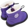 imageBMCiTYBM Toddler Baby Snow Boots Winter Shoes Boys Girls Cold Weather Baby Faux Fur ShoesDark Purple