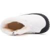 imageBMCiTYBM Toddler Baby Snow Boots Winter Shoes Boys Girls Cold Weather Baby Faux Fur ShoesDark White