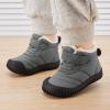 imageBMCiTYBM Toddler Baby Snow Boots Winter Shoes Boys Girls Cold Weather Baby Faux Fur ShoesYgrey