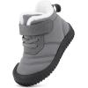 imageBMCiTYBM Toddler Baby Snow Boots Winter Shoes Boys Girls Cold Weather Baby Faux Fur ShoesYgrey