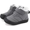 imageBMCiTYBM Toddler Baby Snow Boots Winter Shoes Boys Girls Cold Weather Baby Faux Fur ShoesYgrey