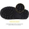imageBMCiTYBM Kids Snow Boots Boys Girls Toddler Winter Waterproof Shoes Cold Weather Outdoor Lightweight ToddlerLittle KidsBig Kids61navy