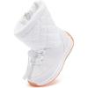 imageBMCiTYBM Toddler Boy Girl Snow Boots Waterproof Winter Warm Booties Nonslip Lightweight Outdoor Walking Shoes for Cold WeatehrAwhite