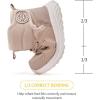 imageBMCiTYBM Toddler Snow Boots Girls Boys Warm Winter11khaki