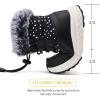 imageBMCiTYBM Toddler Snow Boots Girls Boys Warm Winter12black