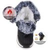 imageBMCiTYBM Toddler Snow Boots Girls Boys Warm Winter12black