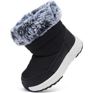 imageBMCiTYBM Toddler Snow Boots Girls Boys Warm Winter10black