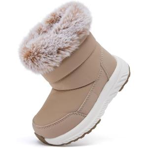 imageBMCiTYBM Toddler Snow Boots Girls Boys Warm Winter10camel