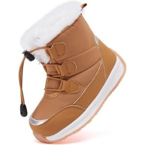 imageBMCiTYBM Toddler Snow Boots Girls Boys Warm Winter9camel