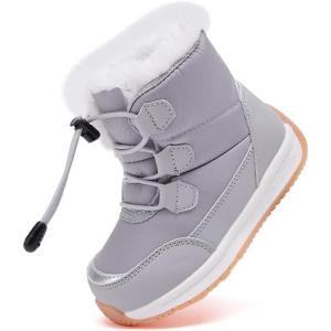 imageBMCiTYBM Toddler Snow Boots Girls Boys Warm Winter9grey
