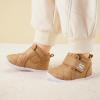 imageBMCiTYBM Toddler Baby Winter Snow Boots Boy Girl Faux Fur Warm Non Slip First Walking Infant Shoes1camelwinter