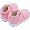imageBMCiTYBM Toddler Baby Winter Snow Boots Boy Girl Faux Fur Warm Non Slip First Walking Infant Shoes1pinkwinter