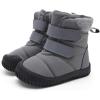 imageBMCiTYBM Toddler Baby Winter Snow Boots Boy Girl Faux Fur Warm Non Slip First Walking Infant Shoes93grey