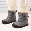 imageBMCiTYBM Toddler Baby Winter Snow Boots Boy Girl Faux Fur Warm Non Slip First Walking Infant Shoes93grey
