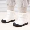 imageBMCiTYBM Toddler Baby Winter Snow Boots Boy Girl Faux Fur Warm Non Slip First Walking Infant Shoes93white