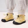 imageBMCiTYBM Toddler Baby Winter Snow Boots Boy Girl Faux Fur Warm Non Slip First Walking Infant Shoes94camel