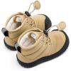 imageBMCiTYBM Toddler Baby Winter Snow Boots Boy Girl Faux Fur Warm Non Slip First Walking Infant Shoes94camel