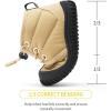 imageBMCiTYBM Toddler Baby Winter Snow Boots Boy Girl Faux Fur Warm Non Slip First Walking Infant Shoes94camel