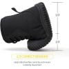 imageBMCiTYBM Toddler Baby Winter Snow Boots Boy Girl Faux Fur Warm Non Slip First Walking Infant Shoes95black
