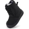 imageBMCiTYBM Toddler Baby Winter Snow Boots Boy Girl Faux Fur Warm Non Slip First Walking Infant Shoes95black