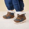 imageBMCiTYBM Toddler Baby Winter Snow Boots Boy Girl Faux Fur Warm Non Slip First Walking Infant Shoes96camel