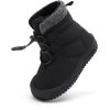 imageBMCiTYBM Toddler Baby Winter Snow Boots Boy Girl Faux Fur Warm Non Slip First Walking Infant Shoes97black