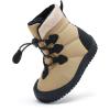 imageBMCiTYBM Toddler Baby Winter Snow Boots Boy Girl Faux Fur Warm Non Slip First Walking Infant Shoes97camel