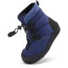 imageBMCiTYBM Toddler Baby Winter Snow Boots Boy Girl Faux Fur Warm Non Slip First Walking Infant Shoes97navy