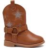 imageBMCiTYBM Toddler Girls Cowgirl Boots Little Kids Mid Calf Western Cowboy Pointed Toe Riding Shoes Tassels Glitter2brown