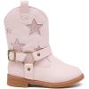 imageBMCiTYBM Toddler Girls Cowgirl Boots Little Kids Mid Calf Western Cowboy Pointed Toe Riding Shoes Tassels Glitter2pink