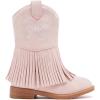 imageBMCiTYBM Toddler Girls Cowgirl Boots Little Kids Mid Calf Western Cowboy Pointed Toe Riding Shoes Tassels Glitter3pink