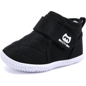 imageBMCiTYBM Toddler Baby Winter Snow Boots Boy Girl Faux Fur Warm Non Slip First Walking Infant Shoes1blackwinter