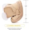 imageBMCiTYBM Baby Snow Boots Boys Girls Winter Infant Shoes AntiSlip 6 9 12 18 24 Months Faux Fur1camel