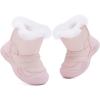 imageBMCiTYBM Baby Snow Boots Boys Girls Winter Infant Shoes AntiSlip 6 9 12 18 24 Months Faux Fur1pink