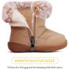 imageBMCiTYBM Baby Snow Boots Boys Girls Winter Infant Shoes AntiSlip 6 9 12 18 24 Months Faux Fur2camel