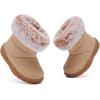 imageBMCiTYBM Baby Snow Boots Boys Girls Winter Infant Shoes AntiSlip 6 9 12 18 24 Months Faux Fur2camel