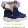 imageBMCiTYBM Baby Snow Boots Boys Girls Winter Infant Shoes AntiSlip 6 9 12 18 24 Months Faux Fur2navy