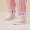 imageBMCiTYBM Baby Snow Boots Boys Girls Winter Infant Shoes AntiSlip 6 9 12 18 24 Months Faux Fur2pink