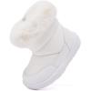 imageBMCiTYBM Baby Snow Boots Boys Girls Winter Infant Shoes AntiSlip 6 9 12 18 24 Months Faux Fur2white