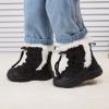 imageBMCiTYBM Baby Snow Boots Boys Girls Winter Infant Shoes AntiSlip 6 9 12 18 24 Months Faux Fur3black
